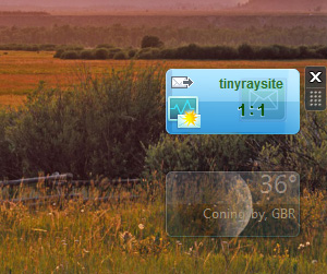 Tiny Yahoo Mail Gadget